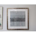 DENISE DUPLOCK (XX/XXI) A framed and glazed print, 'Strata'. Pencil signed.