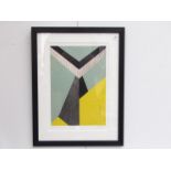 Agata Tomaszek "The Letter Y" framed contemporary stylised art print. Image size 28.