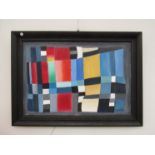 EVELYN WRIGHT (XX) A framed original abstract oil on board painting,
