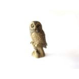 A Poole Pottery figure of a Tawny owl by Barbara Linley-Adams. Marks and signature to the base. 32.