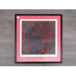 DOUG KEMP (XX/XXI) : A framed and glazed limited edition print "Girl II",