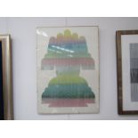 ROGER CORCORON (XX) "Spacial Drawing" framed original abstract picture from the artists "Fountain