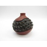 A Poole pottery Atlantis range vase by Jenny Haig, monogram to base,
