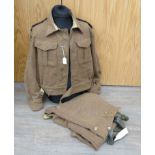 A WWII reproduction battledress no.