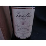 1993 Pauillac Dom Barons de Rothschild (Lafite) to mark the opening of The Wine Cellars at