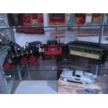 A Jim Beam 150 months Old Kentucky Whisky decanter train set comprising of Engine and two carriages,