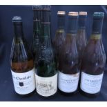 2000 Le Chatelain Chardonnay x 2, 2000 Saumer Les Carrielles x 3, Jacobs Creek Semillon Chardonnay,