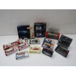 A collection of Corgi and other boxed diecast vehicles including Trackside,