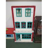 A large French three storey dolls house