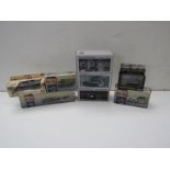 A collection of mostly Corgi diecast military vehicles including Fighting Machines