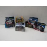 Eight boxed TV and film related diecast vehicles including Corgi James Bond cars