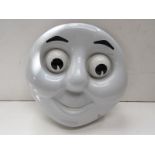 A fibreglass headboard in the style of THOMAS THE TANK ENGINE,