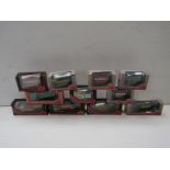 Eleven boxed EFE diecast buses