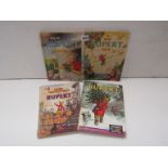 A collection of vintage Rupert Bear books