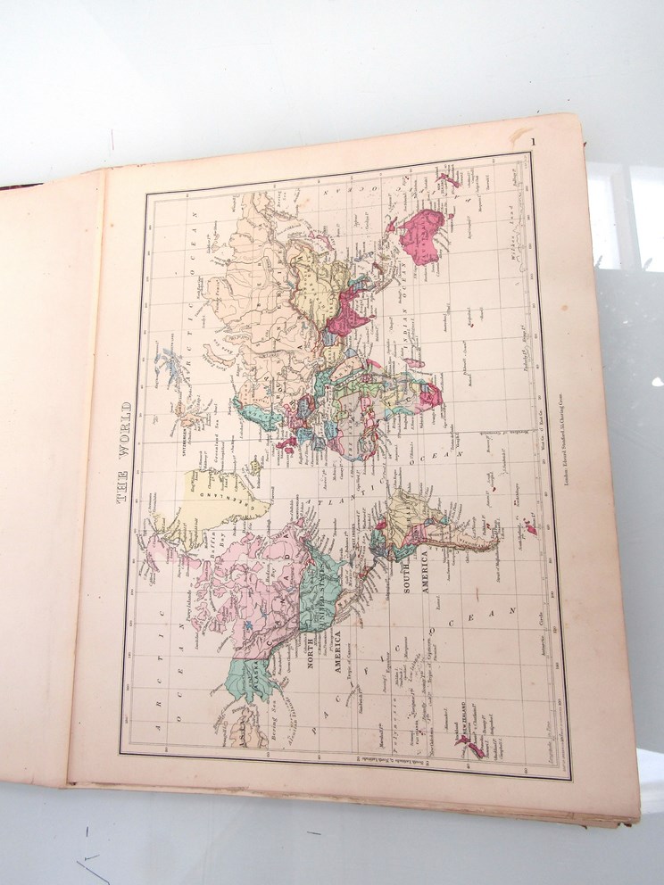 'Stanford's London Atlas of Universal Geography - Quarto Edition', London, Edward Stanford, 1885, - Image 4 of 6