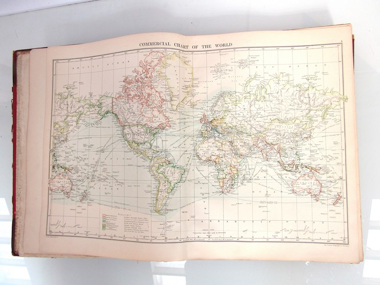 'Stanford's London Atlas of Universal Geography - Quarto Edition', London, Edward Stanford, 1885, - Image 2 of 6