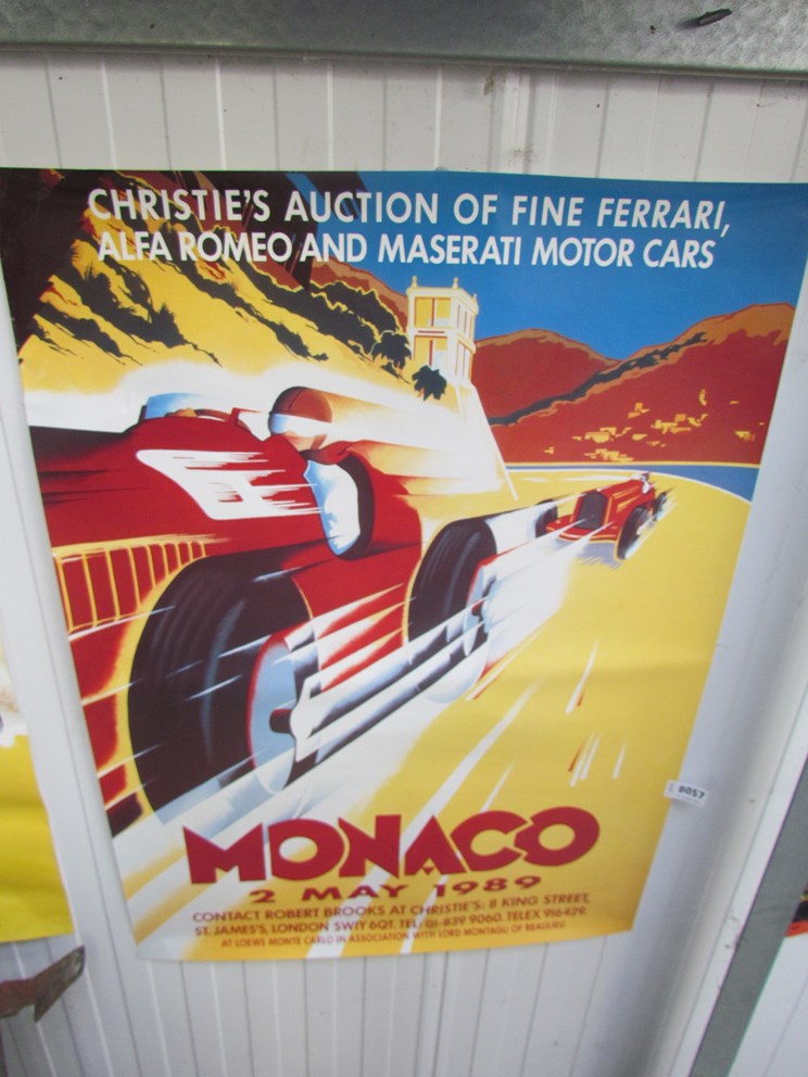 Three Monaco posters