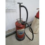 A Regent two stroke petrol mix dispenser