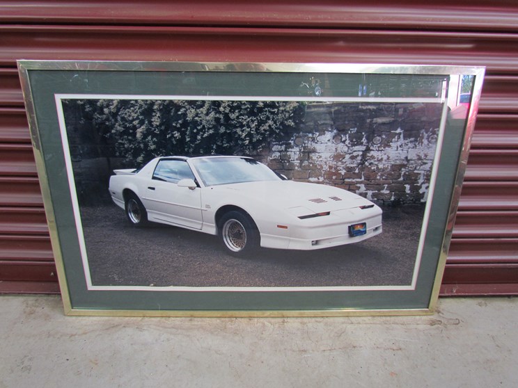 1988 Pontiac firebird GTA framed photo