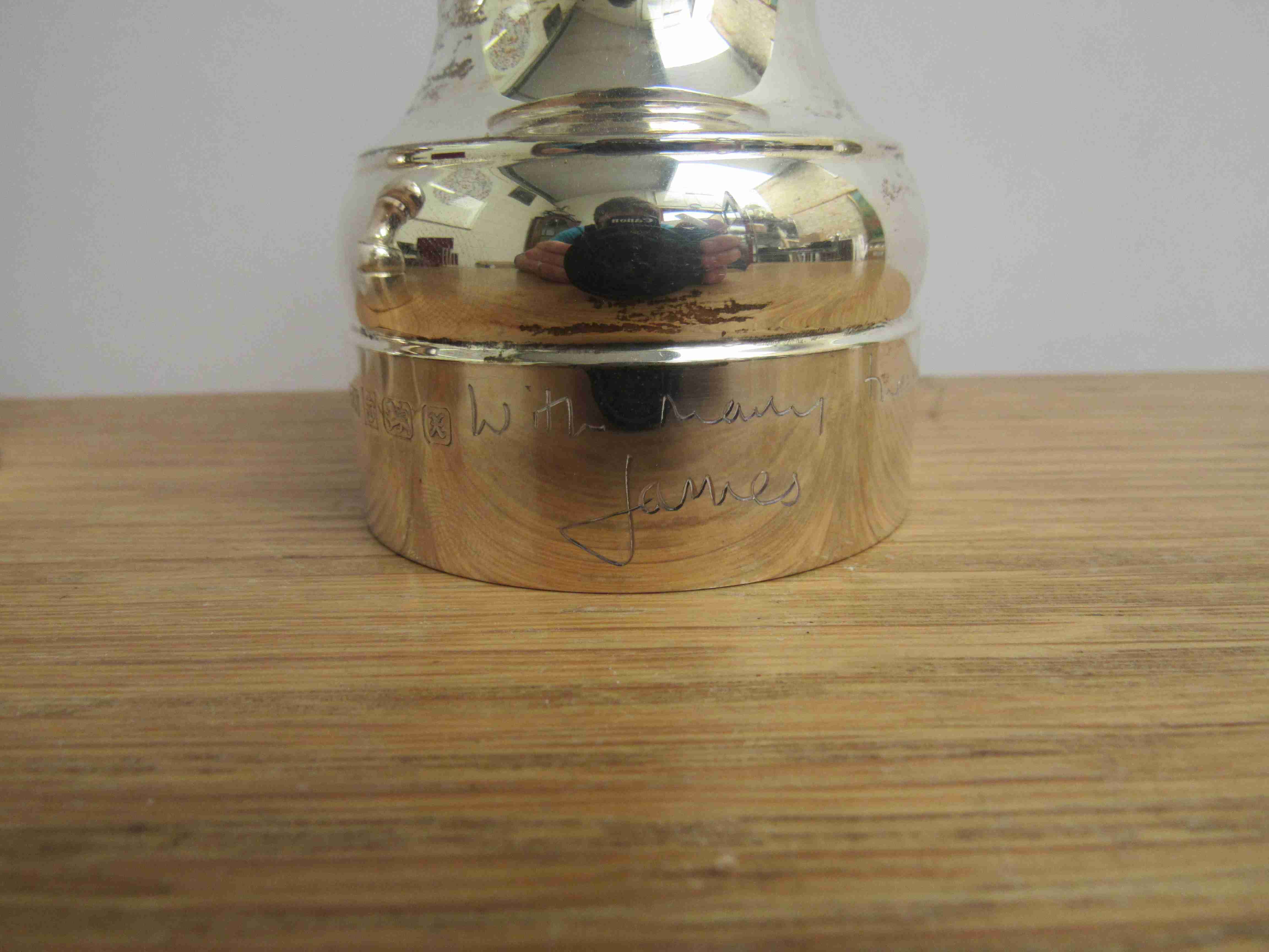 A pair of Lawrence R Watson & Co silver salt and pepper grinders, - Image 2 of 3