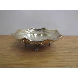 A James Dixon & Sons silver bon bon dish, Sheffield 1930, 11cm long,