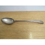 A Georgian silver basting spoon London 1821,