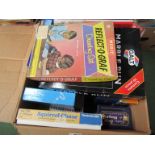 A large box of assorted toys and games including Marble Run, Sketchmaster,