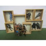 A box of action figures including X-Men