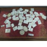 A quantity of mother-of-pearl pieces for inlay etc.