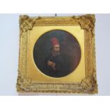 HENRY LEJEUNE (1820-1904): An oil on canvas Catholic Priest, ornate gilt frame and mount, restored,