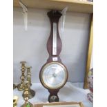 A barometer/thermometer.