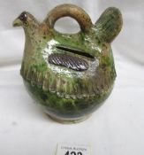 A late 18th / early 19th Century antiquen stylised chicken money box