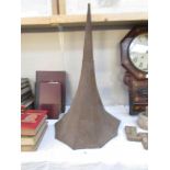 A large 19th century phonograph horn.