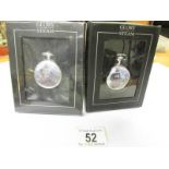 2 'Glory of Steam' collector's pocket watches.