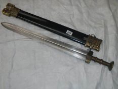A decorative Roman style sword.
