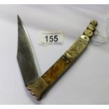 A Navaja folding knife.