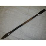 A tribal spear, a/f.