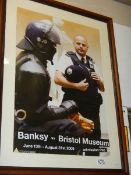 A poster entitled 'Copper' from the 2009 exhibition by Banksy (b.1974) at Bristol museum.