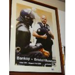 A poster entitled 'Copper' from the 2009 exhibition by Banksy (b.1974) at Bristol museum.