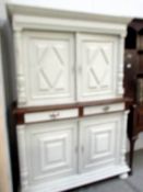A French painted buffet.