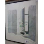 A limited edition lithographic print of 1000 by David Hockney (b.