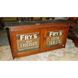 A Frys chocolate advertising cabinet