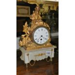 A French gilt clock