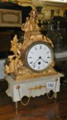 A French gilt clock