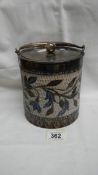 A Doulton Lambeth 1877 biscuit barrel by Louisa J Davis (and possibly Harriette E Lee or Emily A