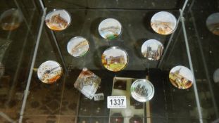 A collection of Victorian paperweights