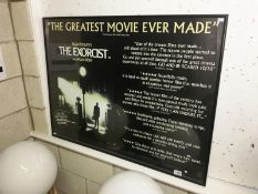 The Exorcist 1998 Re-release film poster (framed & glazed)