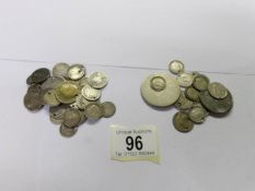 59 grams of pre 1947 silver coins and 75 grams of pre 1920 silver coins (all with holes).