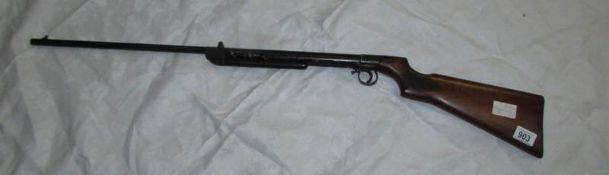 An old B.S.A air rifle.
