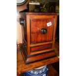 A Victorian viewer mahogany case